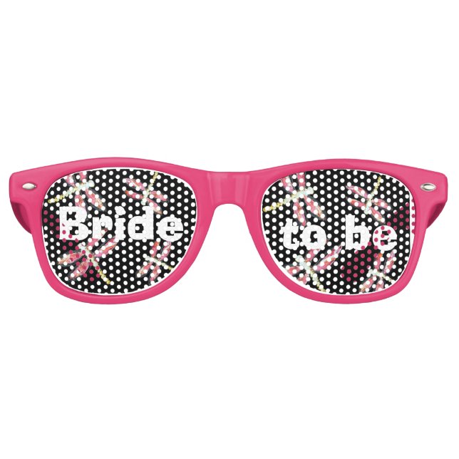 Lunettes De Fête Retro Dragon rose (Devant)