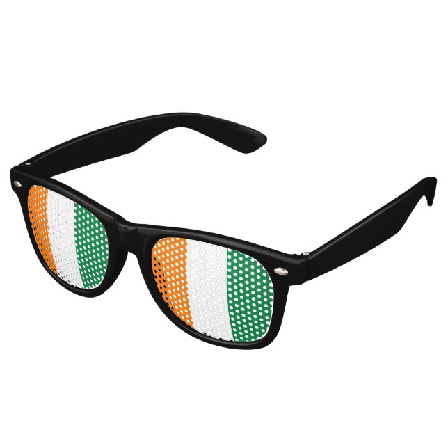 Lunettes De Fête Retro Drapeau de Côte d'Ivoire (Angulaire)