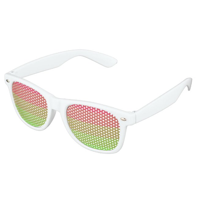 Lunettes De Fête Retro Drapeau de fierté Aroflux (Angulaire)