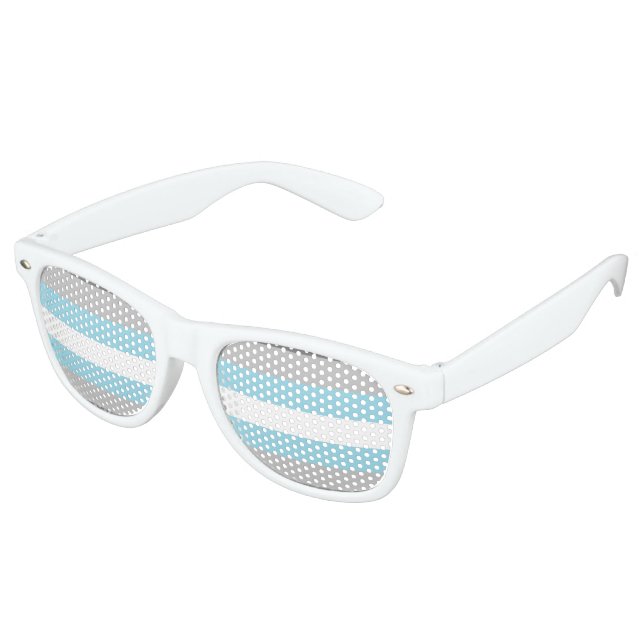 Lunettes De Fête Retro Drapeau de fierté demiboy (Angulaire)