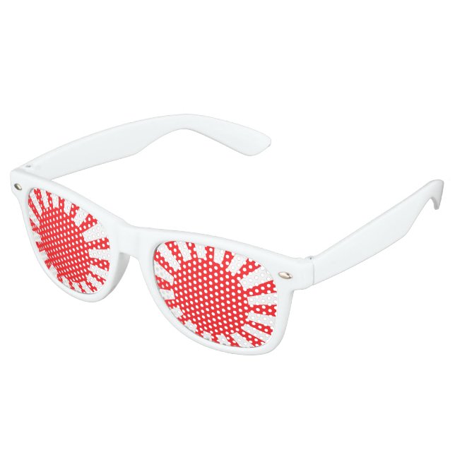 Lunettes De Fête Retro Drapeau de la marine japonaise (Angulaire)
