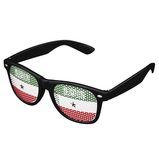 Lunettes De Fête Retro Drapeau du Somaliland (Angulaire)