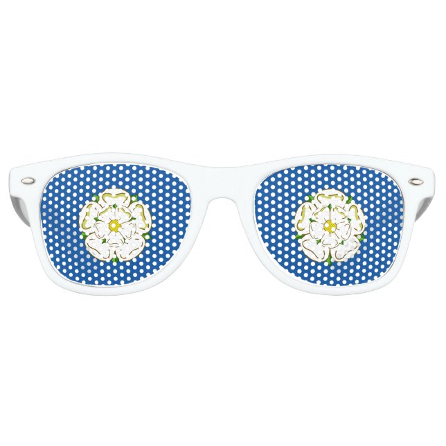 Lunettes De Fête Retro Drapeau du Yorkshire (Devant)