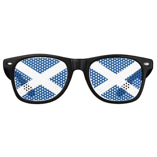 Lunettes De Fête Retro Drapeau écossais (Devant)
