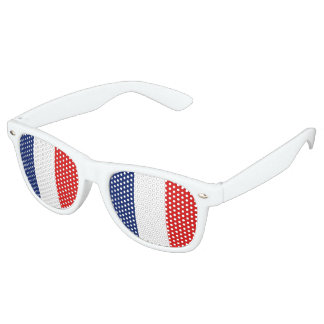 Lunettes De Fête Retro Drapeau France