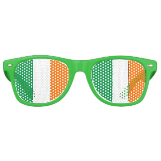 Lunettes De Fête Retro Drapeau irlandais - Fête des nuances !