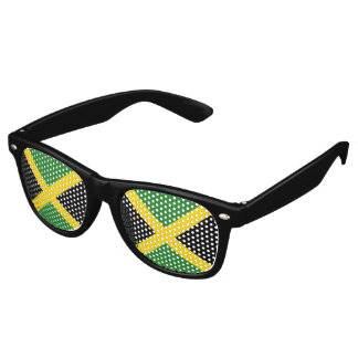 Lunettes De Fête Retro Drapeau Jamaïque