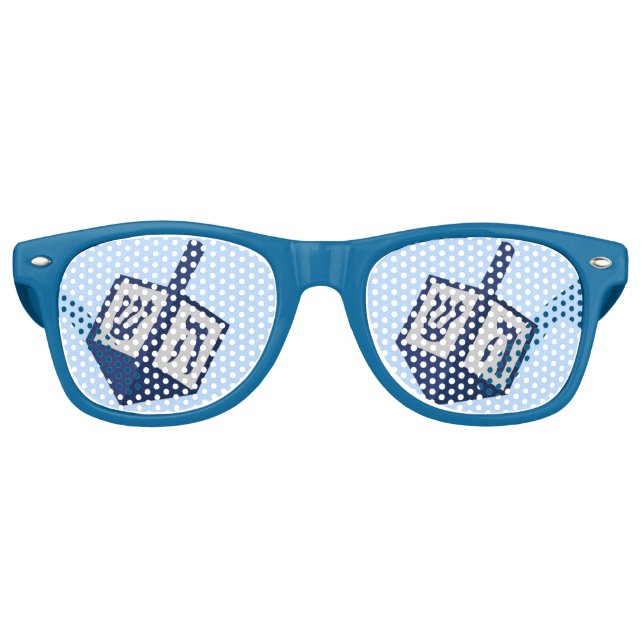 Lunettes De Fête Retro Dreidel Hanoukka (Devant)