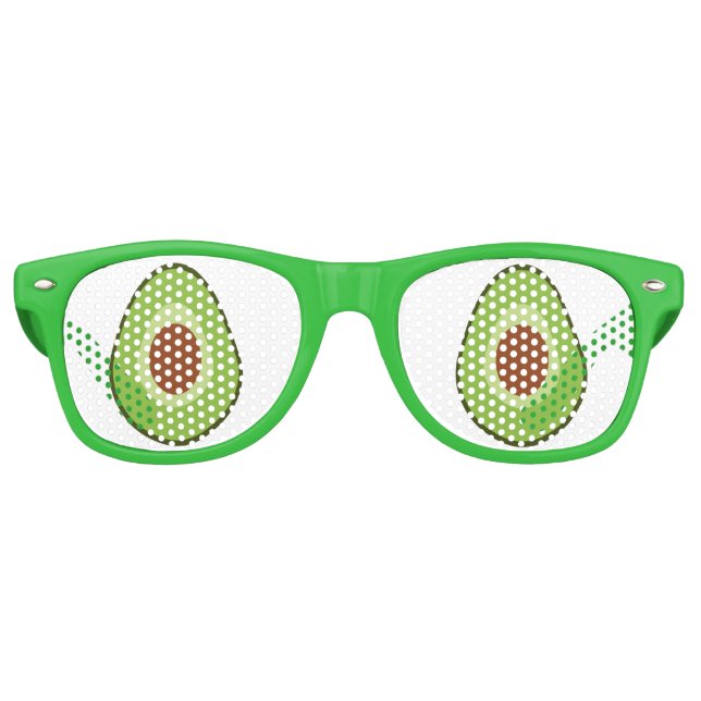 Lunettes De Fête Retro Drôle Avocado Shades (Devant)