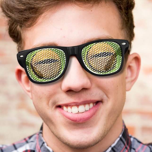 Lunettes De Fête Retro drôle de nouveauté nerd yeux de grenouille folle (funny novelty nerdy crazy frog eyes retro sunglasses)