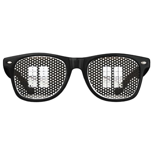 Lunettes De Fête Retro Echo Tombé Du Passé (Devant)