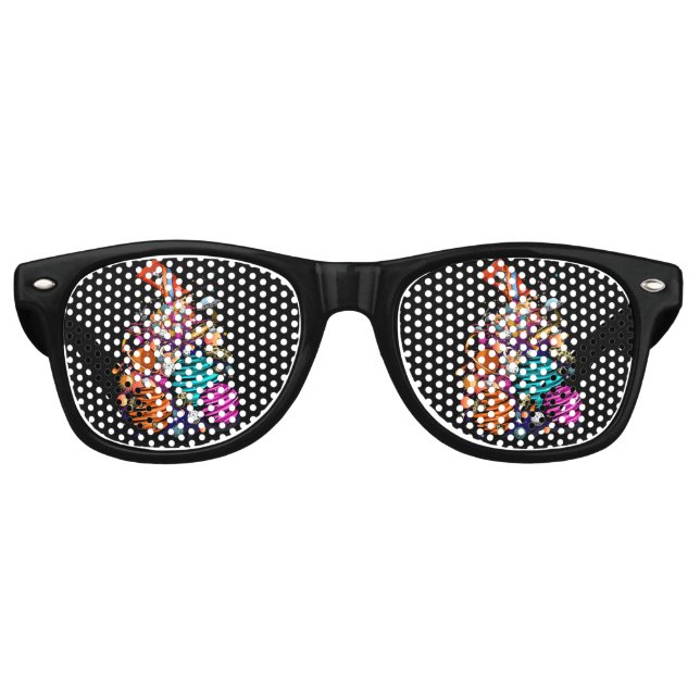 Lunettes De Fête Retro Espace (Devant)