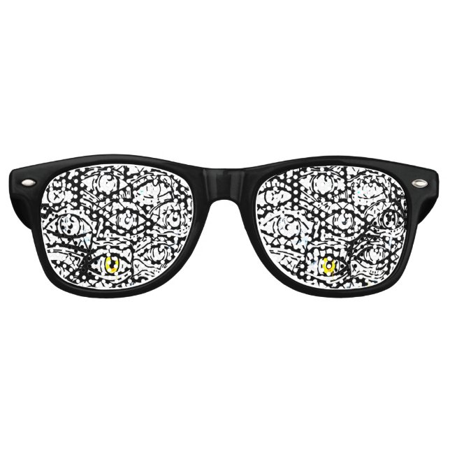 Lunettes De Fête Retro Étendue des yeux (Devant)