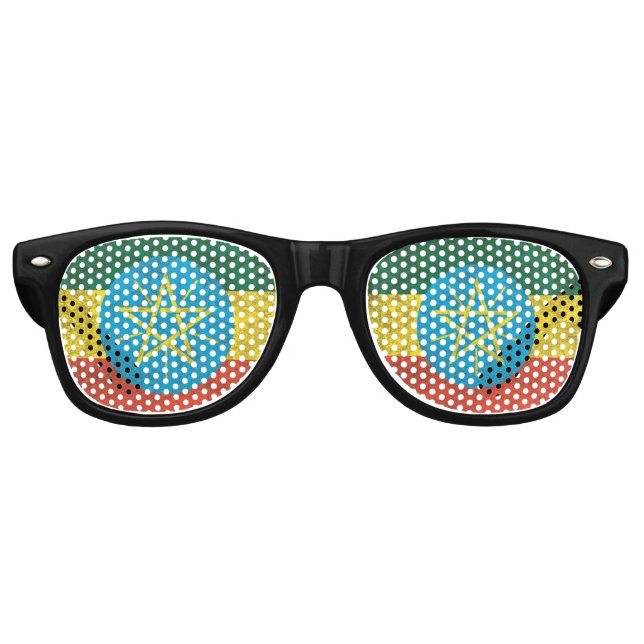 Lunettes De Fête Retro Éthiopie (Devant)