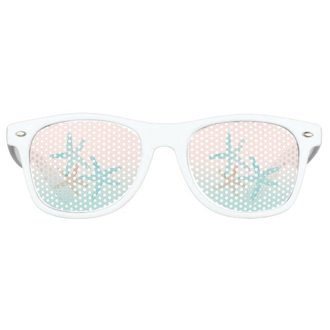 Lunettes De Fête Retro Étoile de mer trendy cool (Devant)