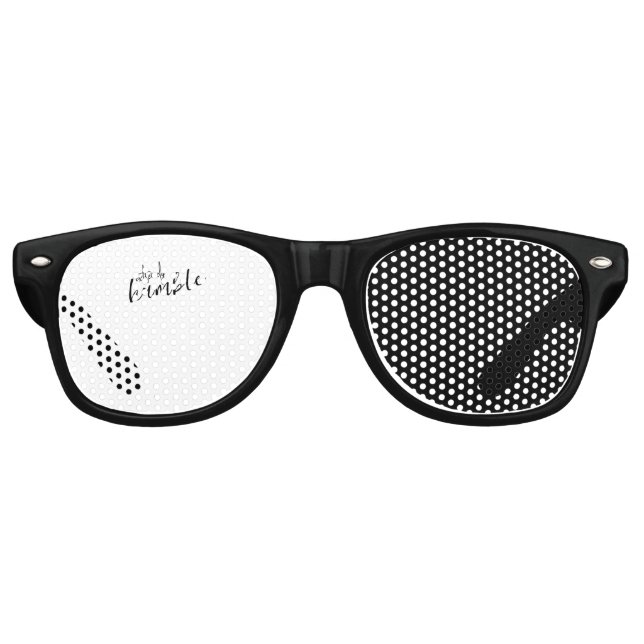 Lunettes De Fête Retro Extrêmement HUMBLE (Devant)