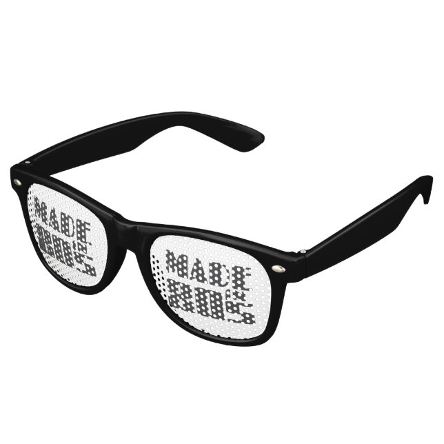 Lunettes De Fête Retro Fabriqué dans les années 80 (Angulaire)
