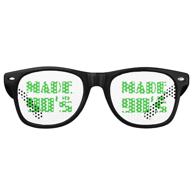 Lunettes De Fête Retro Fait dans les années 90 (Devant)