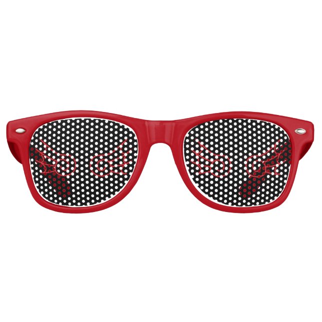 Lunettes De Fête Retro Falln Chibi Demon Wings (Devant)