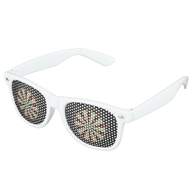 Lunettes De Fête Retro Fans fléchés 🎯 😍 Dartboard (Angulaire)