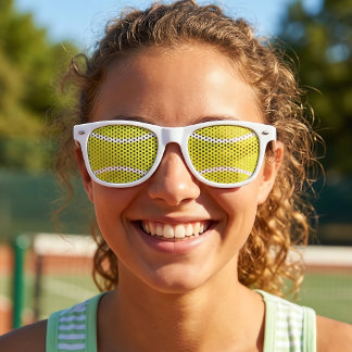 Lunettes De Fête Retro Fête de tennis amusante ou événement balle de tenn