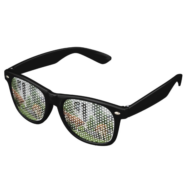 Lunettes De Fête Retro Fleckvieh soif (Angulaire)