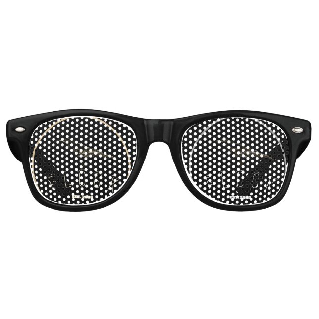 LUNETTES DE FÊTE RETRO FLOCKAVELYZ VOIR THRU (Devant)