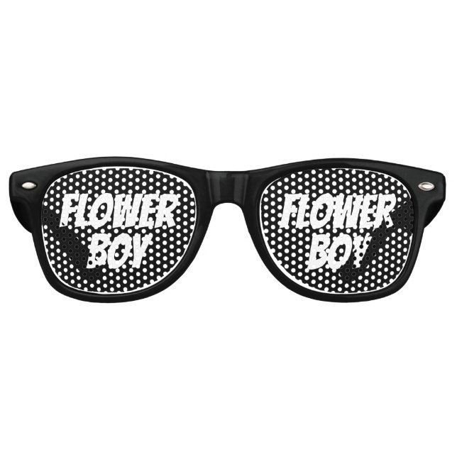 Lunettes De Fête Retro Flower Boy (Devant)