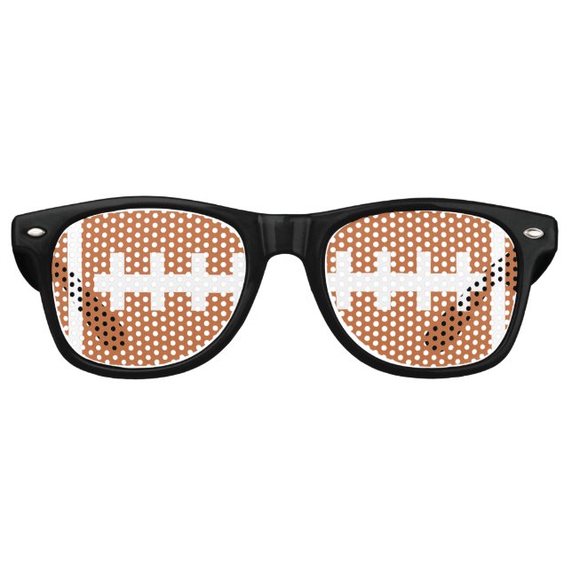 Lunettes De Fête Retro Football Joueur Ball Cool Sports Anniversaire (Devant)