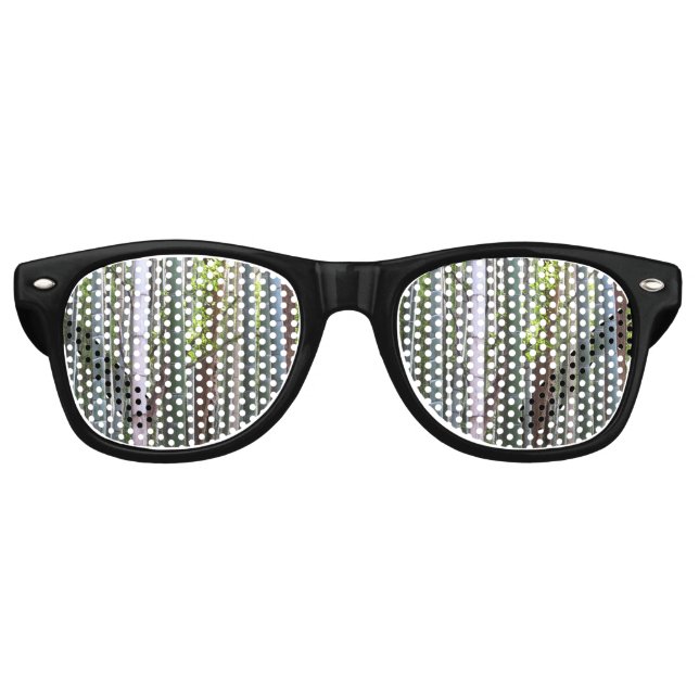 Lunettes De Fête Retro Forêt géante japonaise de bambou, Sagano, Kyoto, J (Devant)