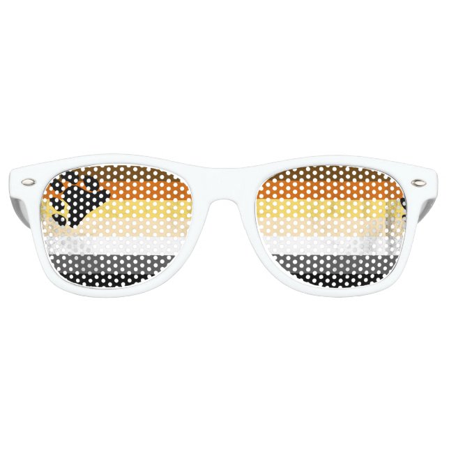 Lunettes De Fête Retro Fraternité des ours (Devant)