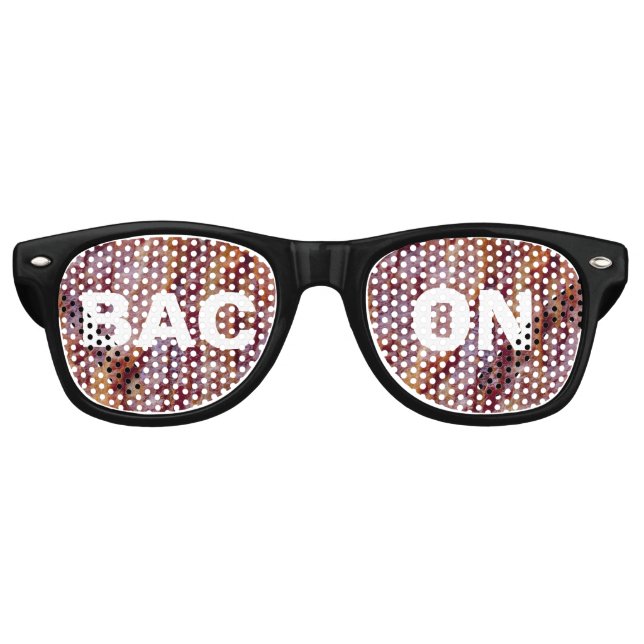Lunettes De Fête Retro Fried bacon (homonymie) (Devant)