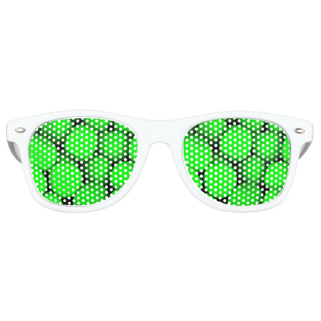 Lunettes De Fête Retro fruits verts (Devant)