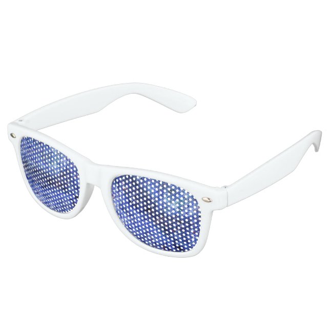 Lunettes De Fête Retro Galaxie de l'art Abstrait (Angulaire)