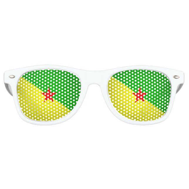 Lunettes De Fête Retro Guyane (Devant)