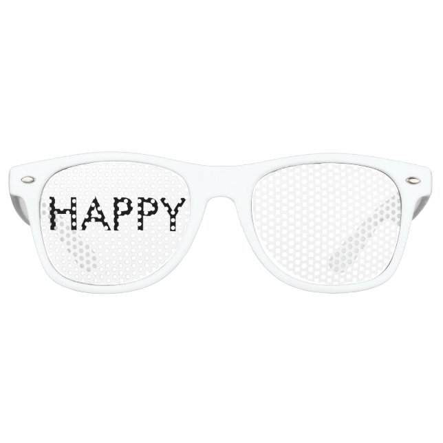 LUNETTES DE FÊTE RETRO HEUREUX (Devant)