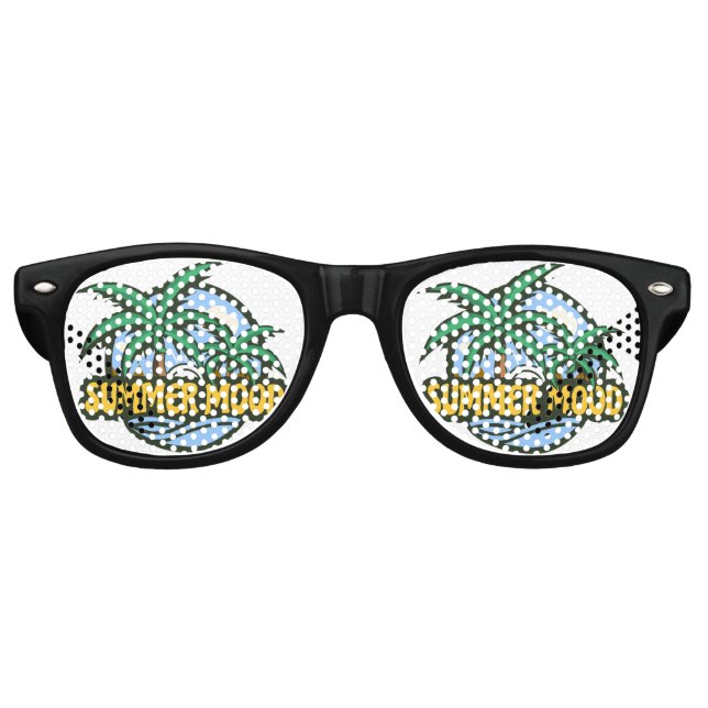 Lunettes De Fête Retro Humeur d'été (Devant)