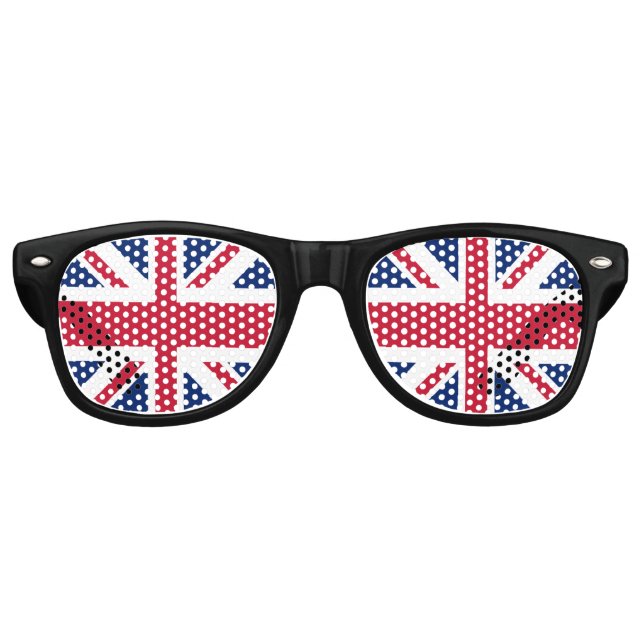 Lunettes De Fête Retro Indicateur Union Jack (Devant)