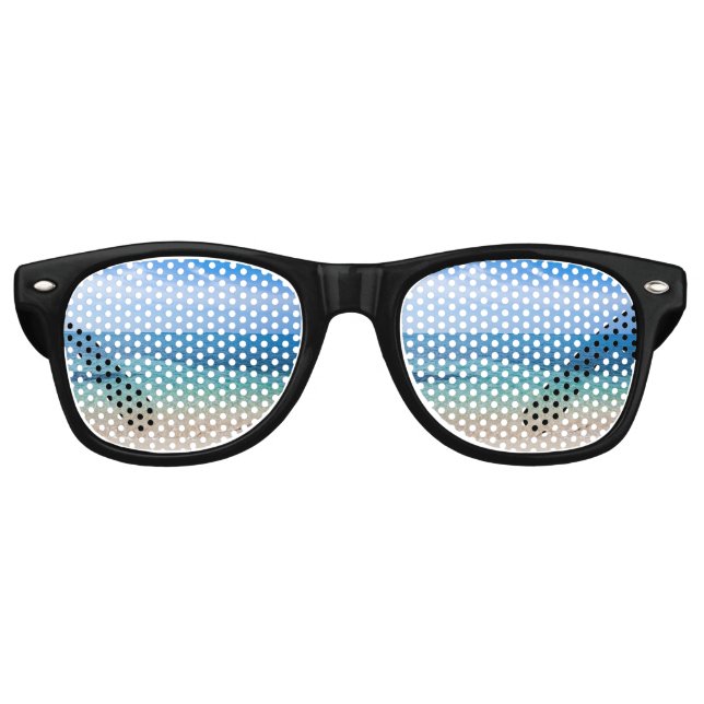 Lunettes De Fête Retro Jamaïque Beach (Devant)