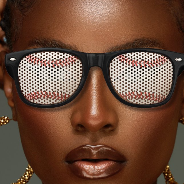 Lunettes De Fête Retro Joueur de baseball Softball Sport Athlète (baseball retro sunglasses)