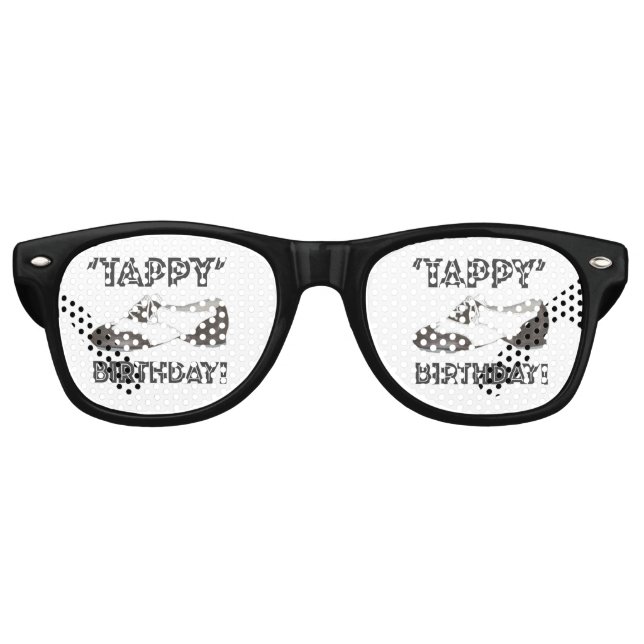 Lunettes De Fête Retro Joyeux anniversaire Anniversaire Tap Dance Tapdanc (Devant)