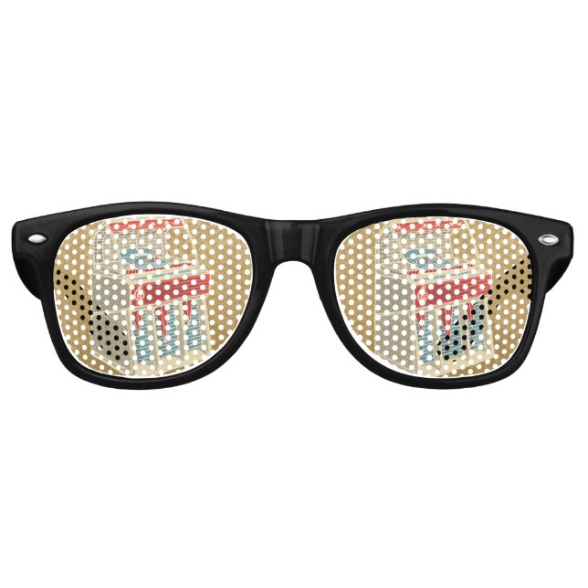 Lunettes De Fête Retro Juke-box (Devant)