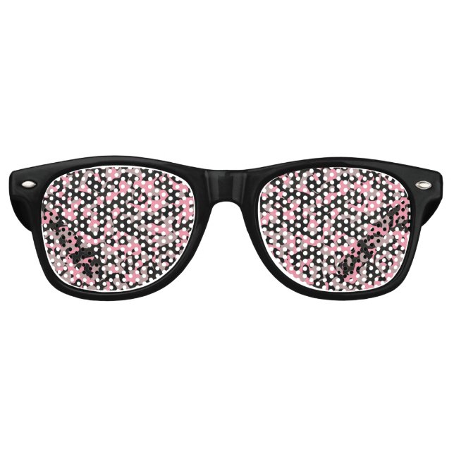 Lunettes De Fête Retro Kitty Camo (Devant)
