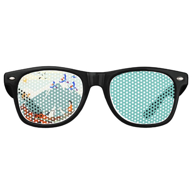 Lunettes De Fête Retro La splendeur de la nature, l’harmonie (Devant)