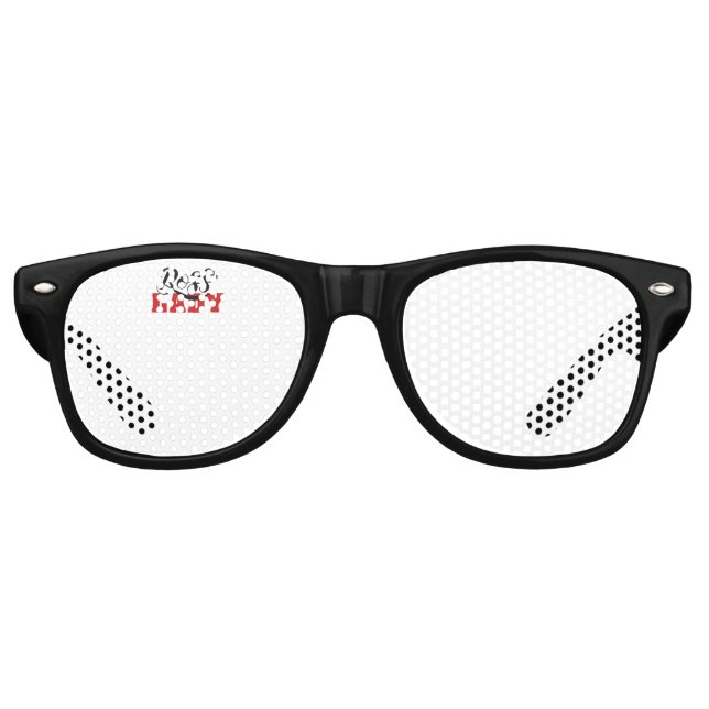 Lunettes De Fête Retro Lady Boss – Strong Confident Woman Design (Devant)