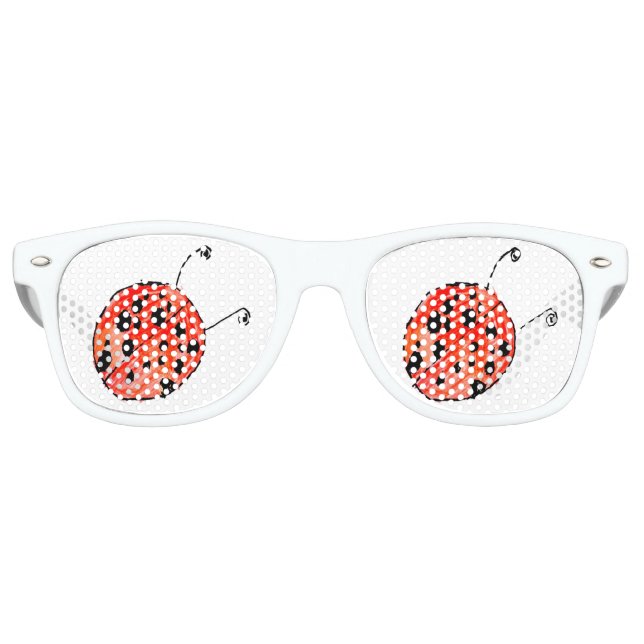 Lunettes De Fête Retro Ladybug (Devant)