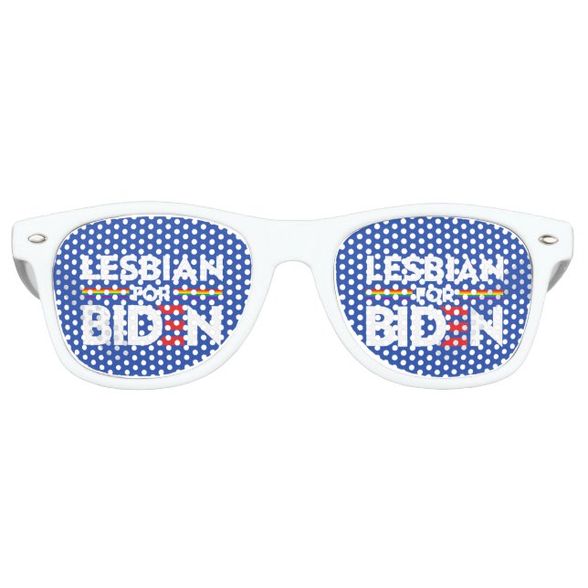 LUNETTES DE FÊTE RETRO LESBIAN POUR JOE BIDEN (Devant)