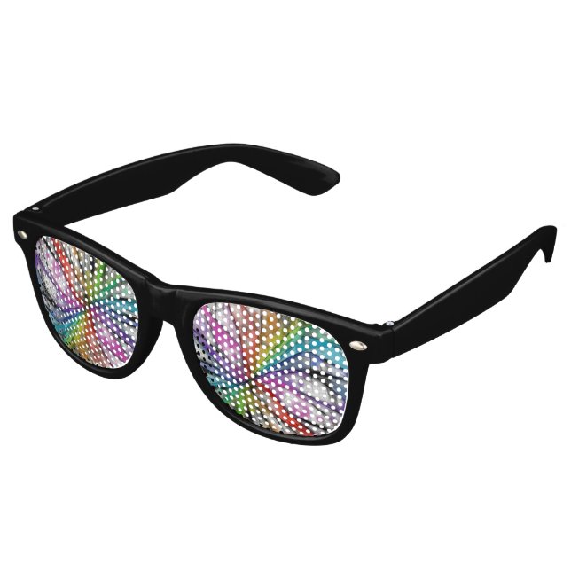 Lunettes De Fête Retro libellule de Kaleidoscope (Angulaire)