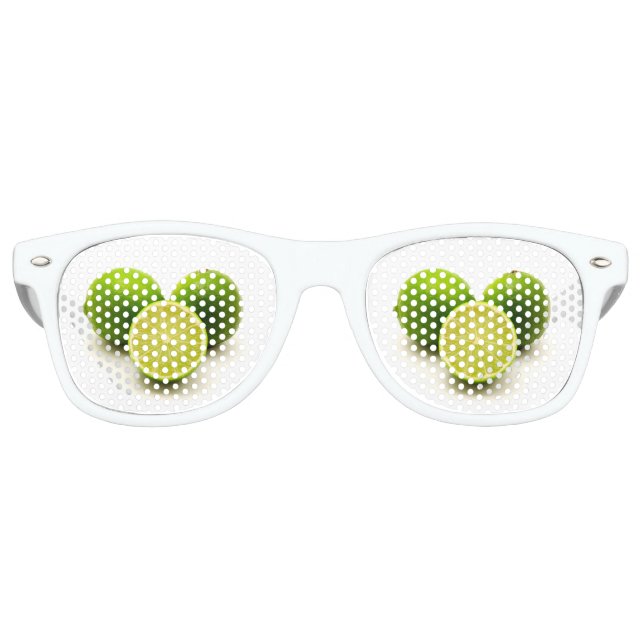 Lunettes De Fête Retro Lime perse (Devant)