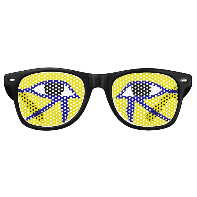 Lunettes De Fête Retro L'Œil d'Horus (Devant)